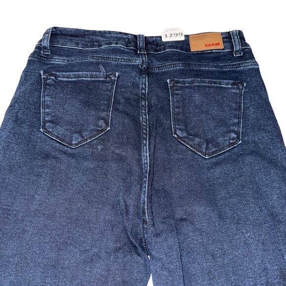 IT'S BASIC 1981 Women's Denim Jeans, Classic Straight Leg, 31, Gray'ish/Blue - Picture 5 of 5